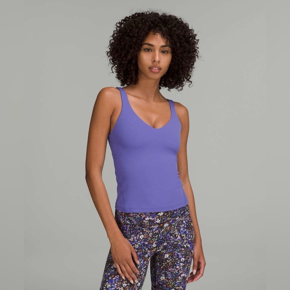 Lululemon Align Waist-Length Tank TopCharged Indigo bright purple longer length